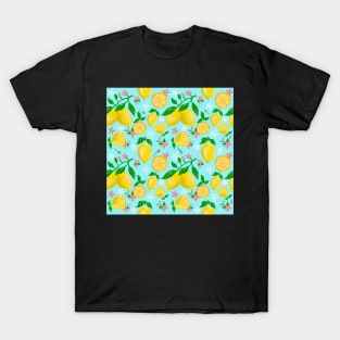 Lemon floral pattern T-Shirt